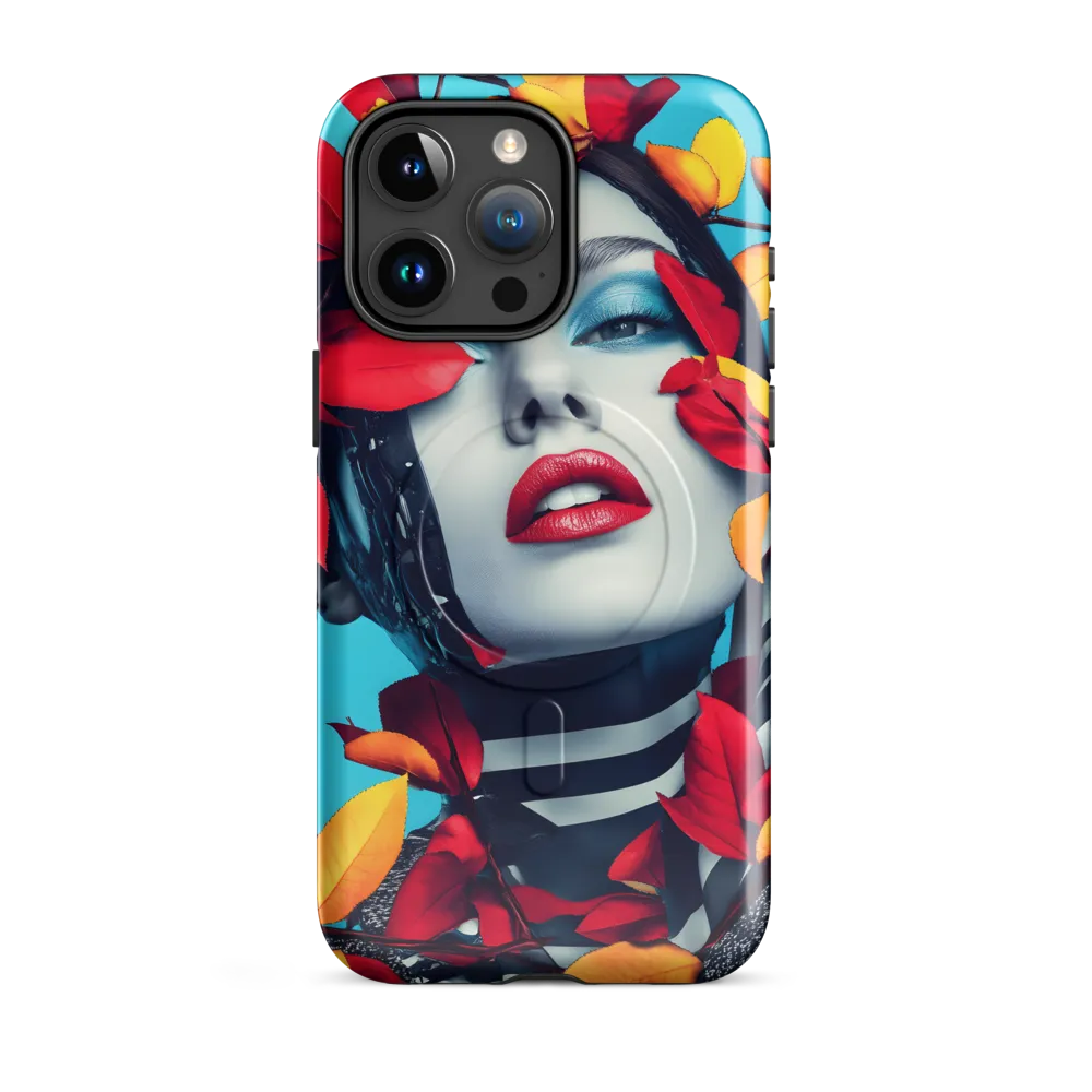 Futuristic Fusion: Nature Meets Technology | Phone Case |  15 Pro Max | MagSafe® Tough Case | Glossy