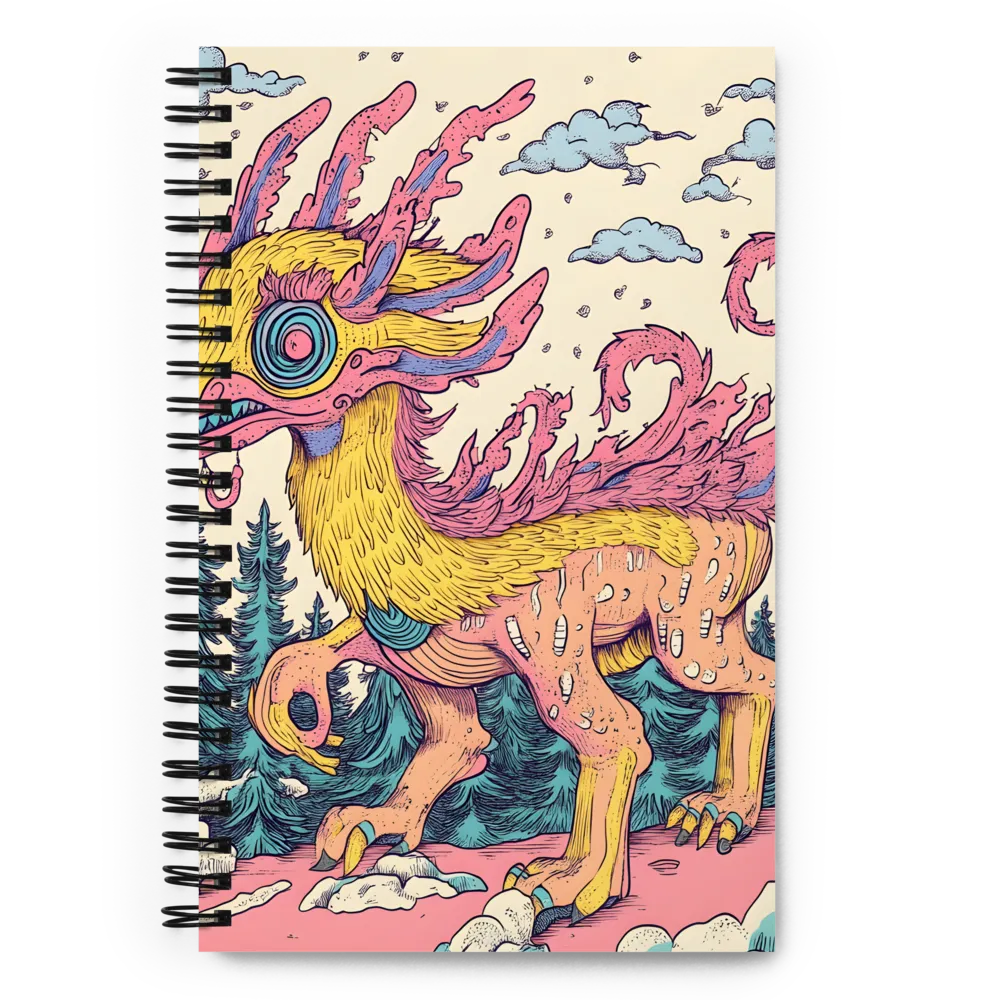 The Whimsical Beast | Spiral Notebook