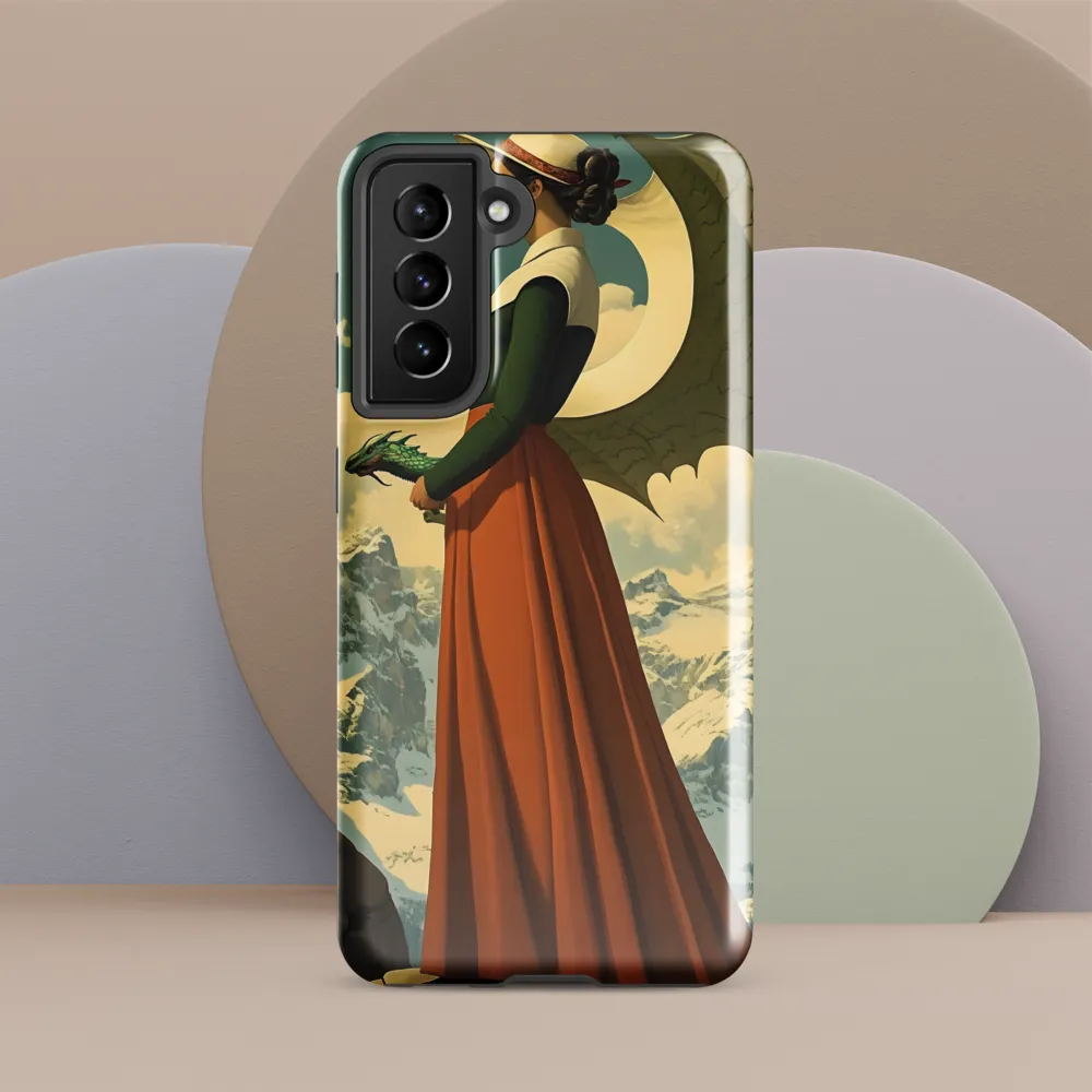 Mystic Harmony: The Dragon Keeper | Phone Case |  S21 | Tough Case | Glossy