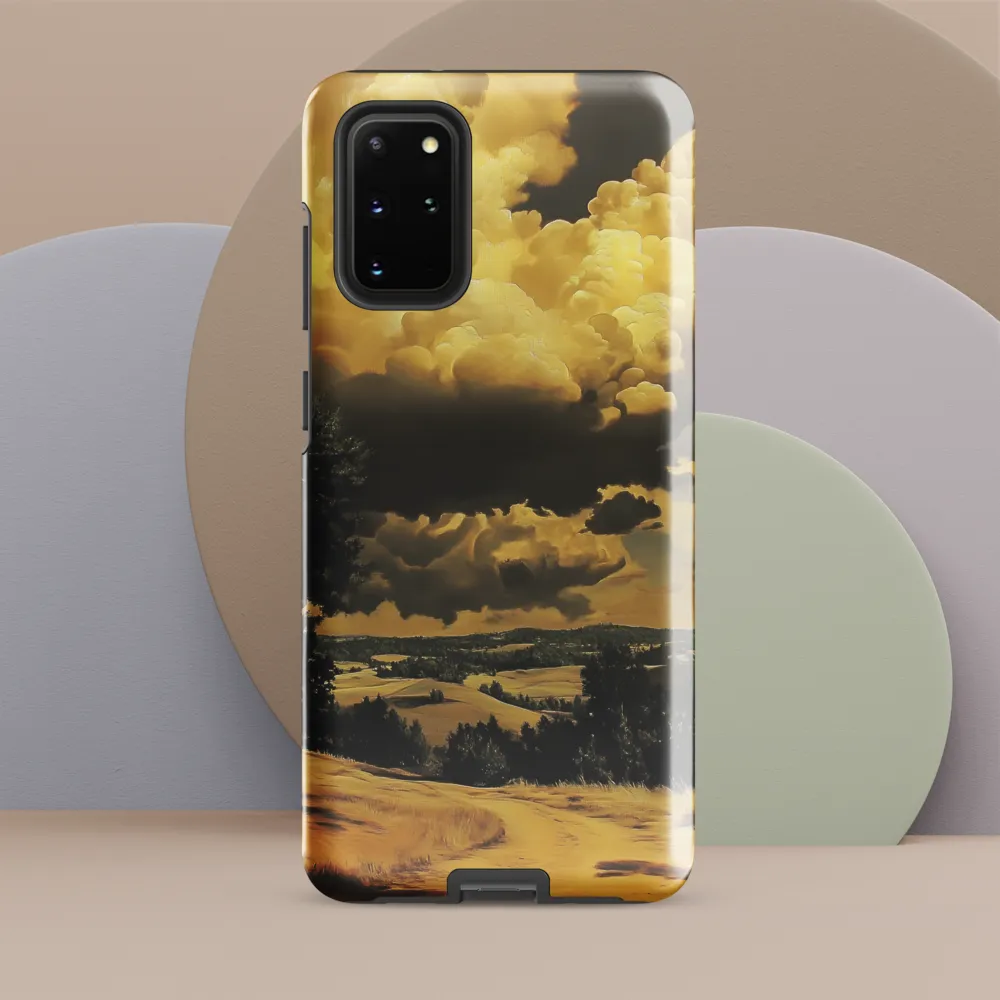 Golden Serenity in the Landscape