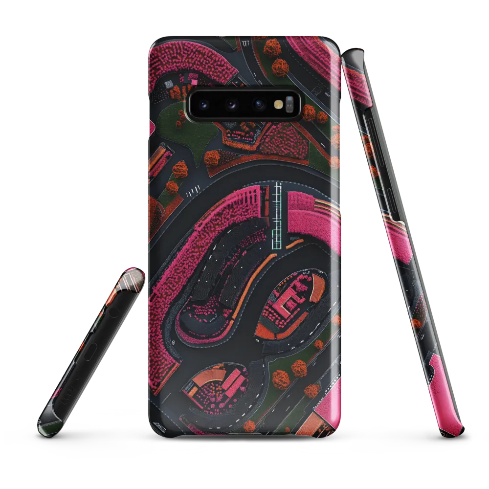 Urban Floral Symphony | Phone Case |  S10 Plus | Snap Case | Glossy