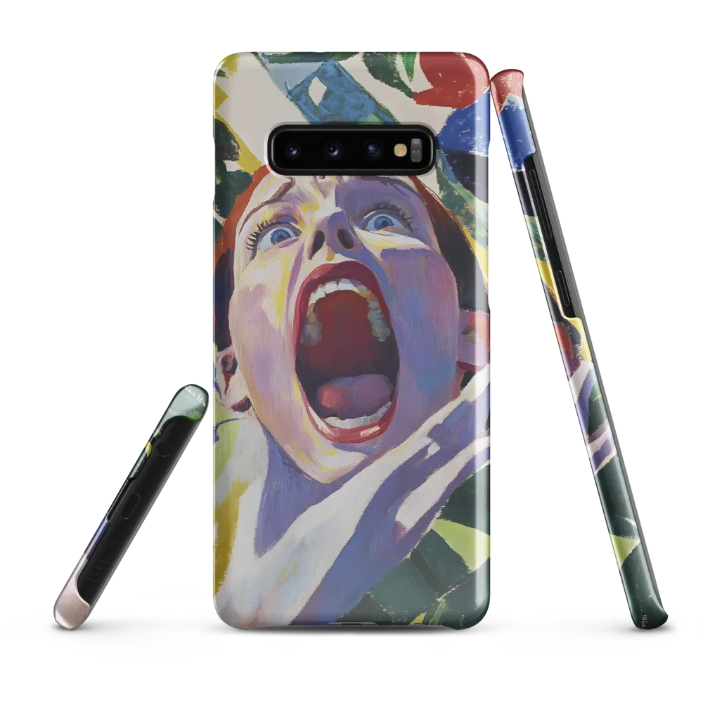 The Cry of Anguish | Phone Case |  S10 Plus | Snap Case | Glossy