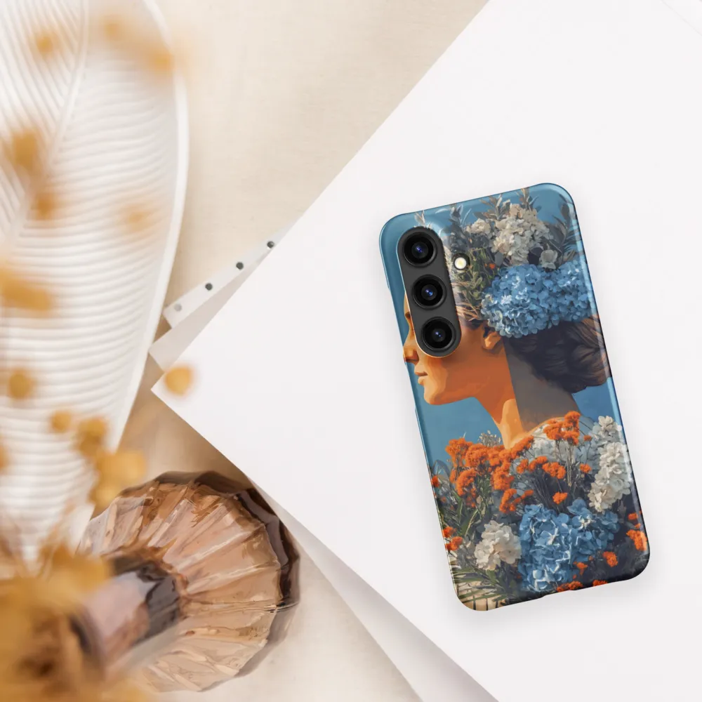 Floral Reverie: A Portrait of Serenity
