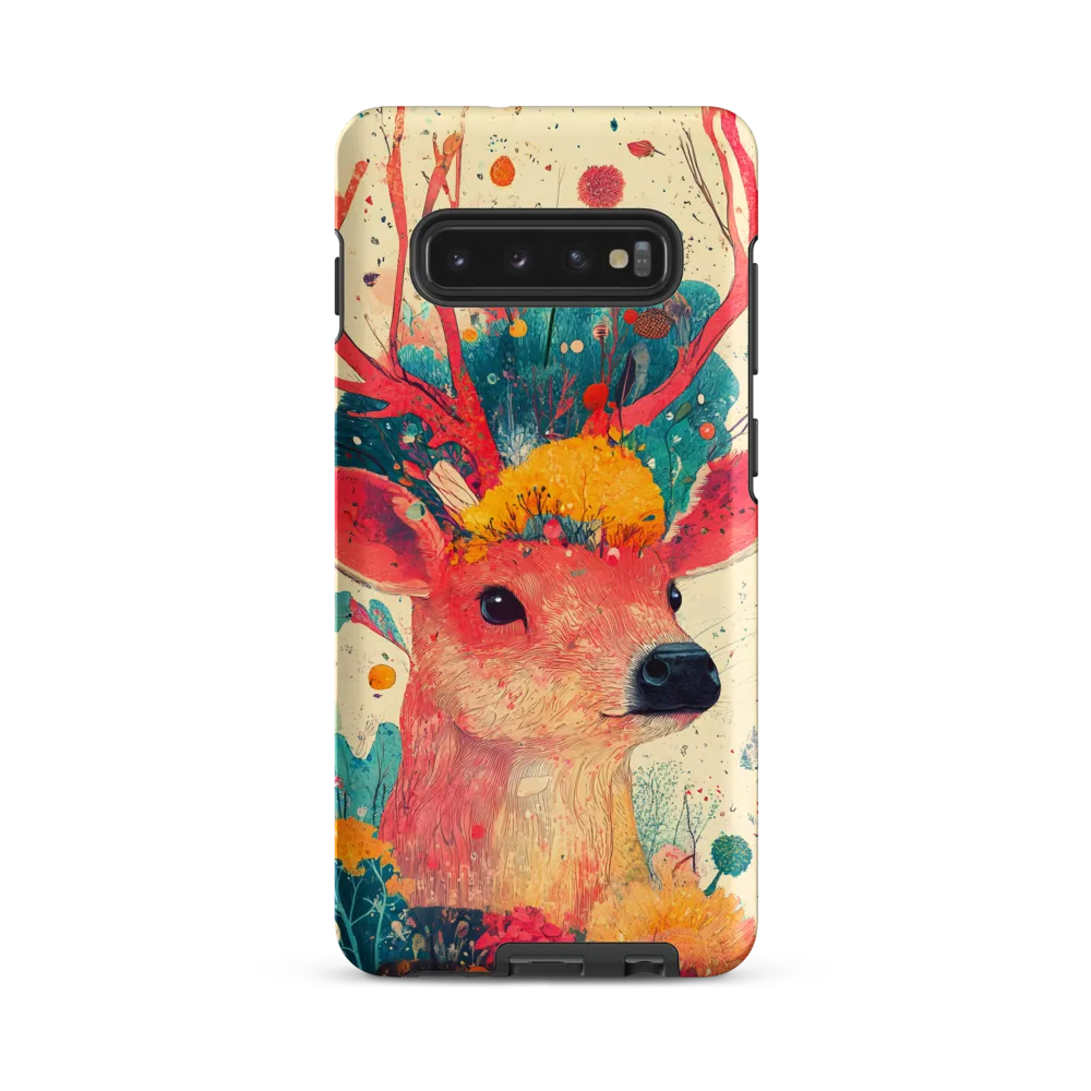 Whimsical Harmony: A Deer in Bloom