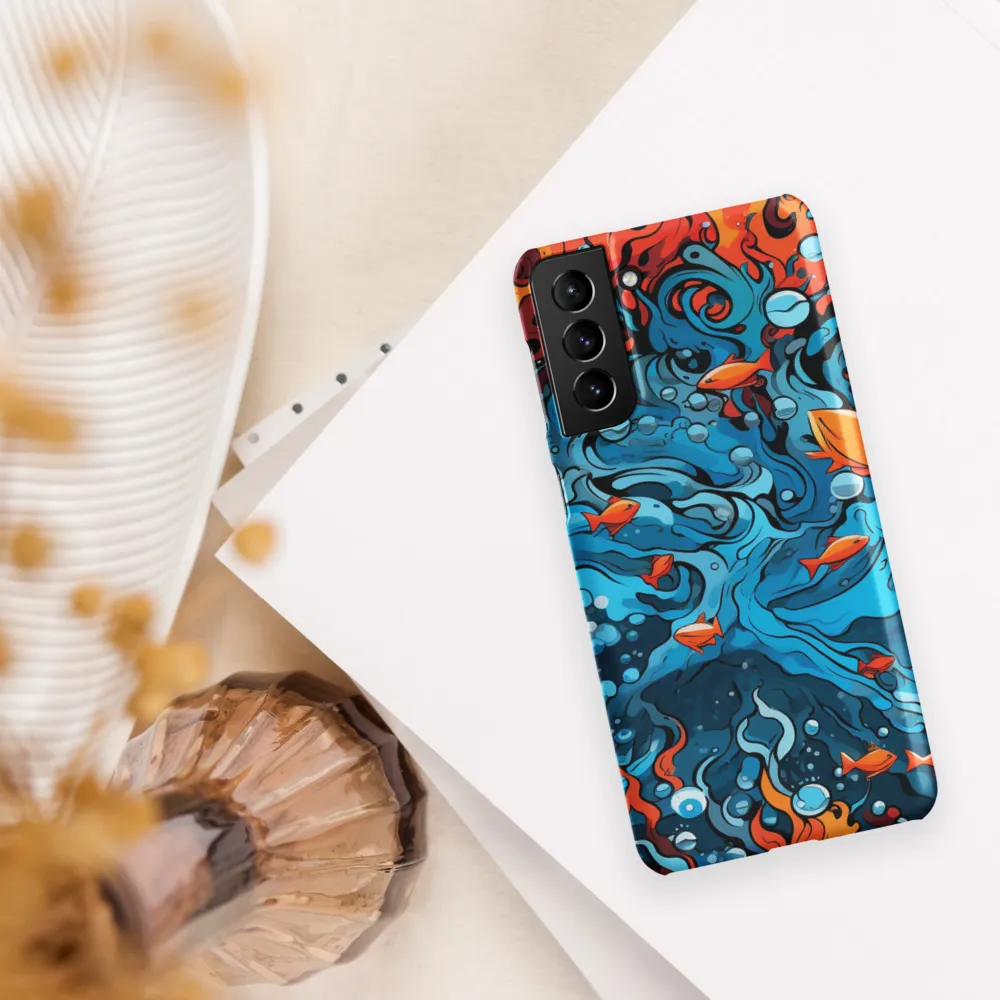 Fluid Harmony: Ocean and Flames