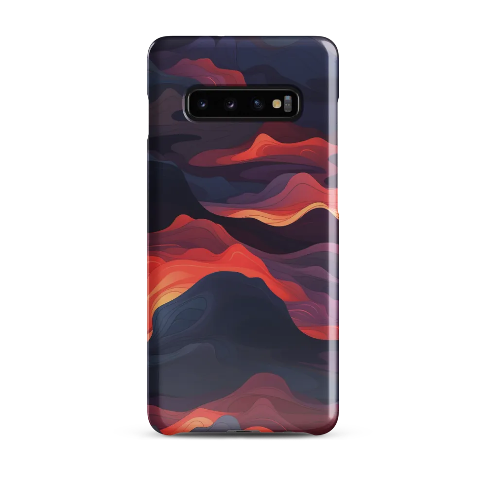 Ethereal Waves of Color | Phone Case |  S10 Plus | Snap Case | Glossy