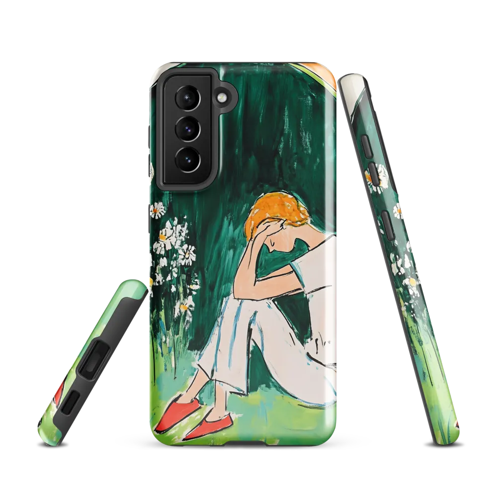 Silent Sorrow | Phone Case |  S21 | Tough Case | Glossy