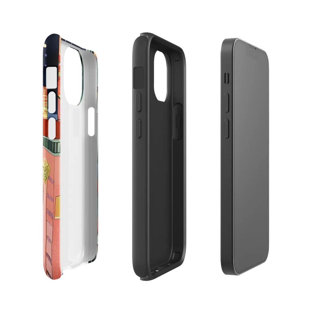 Urban Dreamscape: A Pop Art Night | Phone Case |  13 mini | Tough Case | Glossy