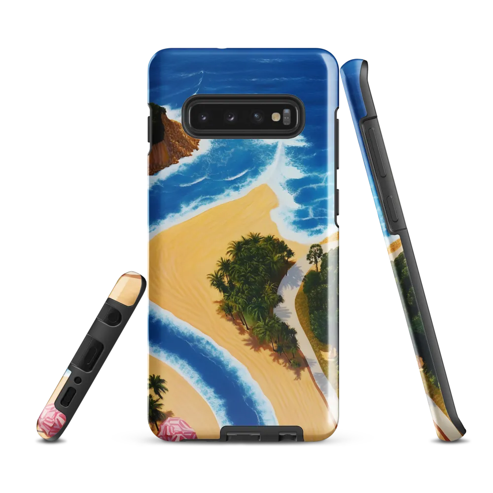 Tropical Serenity | Phone Case |  S10 Plus | Tough Case | Glossy