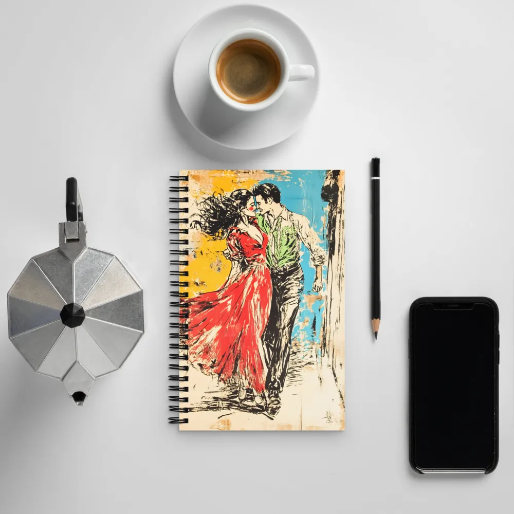 Dance of Passion | Spiral Notebook