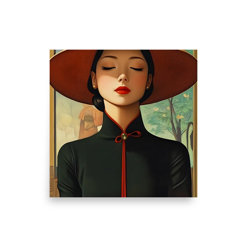 Elegance in Tranquility | Poster | 14″×14″