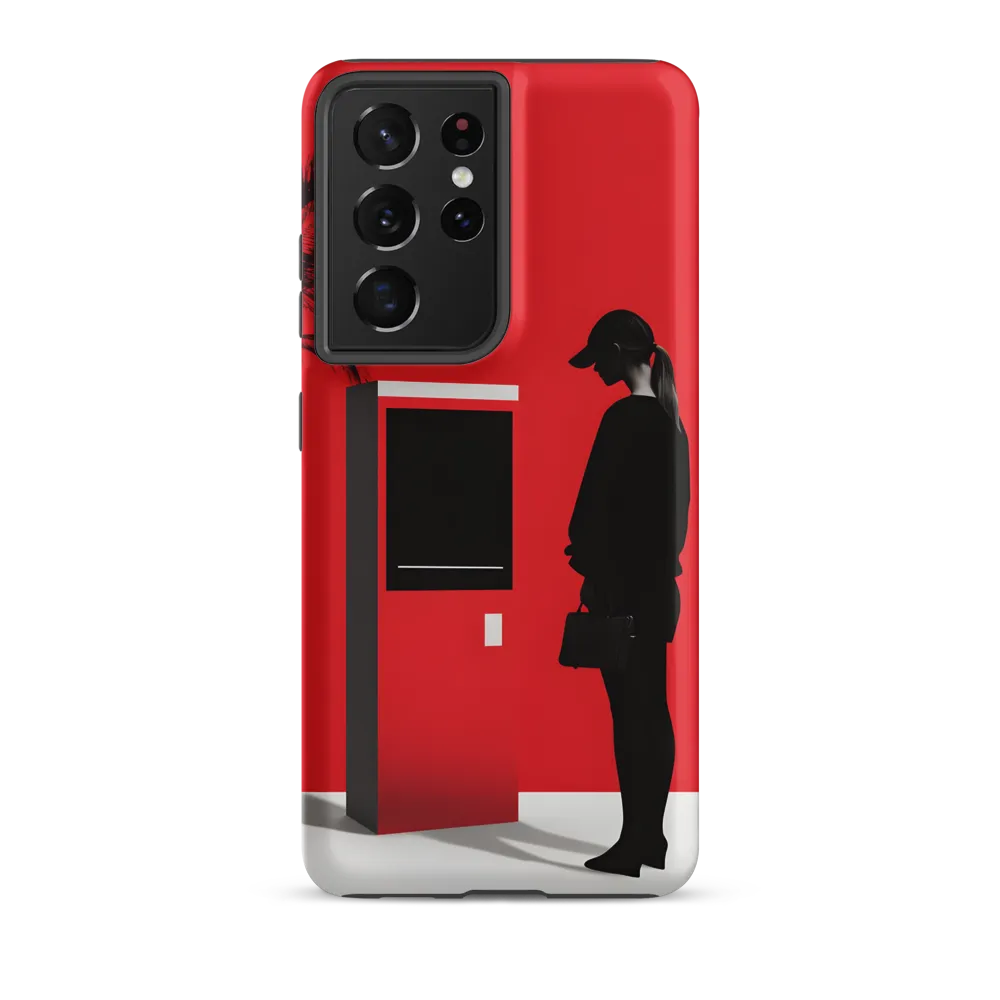 Contemplation in Red | Phone Case |  S21 Ultra | Tough Case | Matte