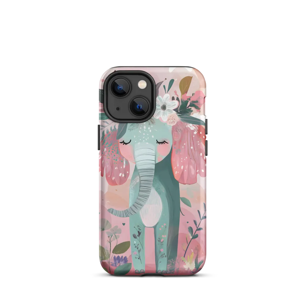 Whimsical Elephant in Bloom