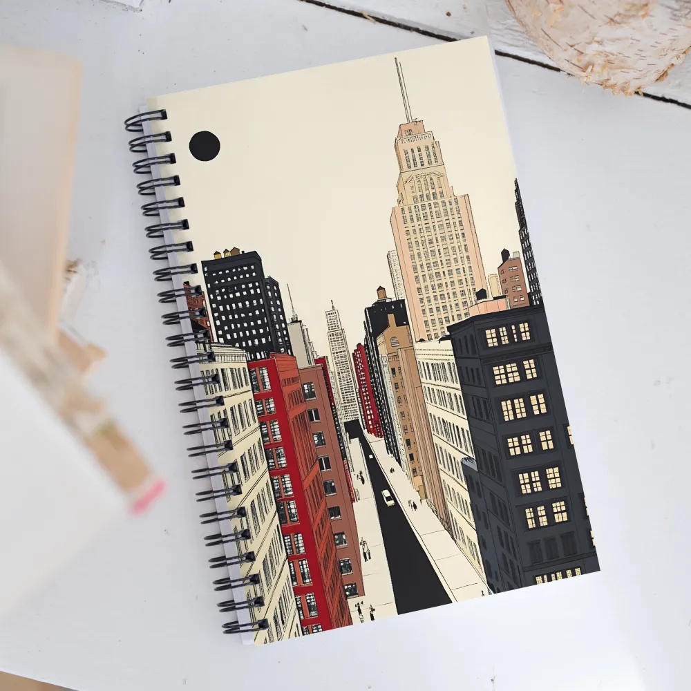 Urban Shadows | Spiral Notebook