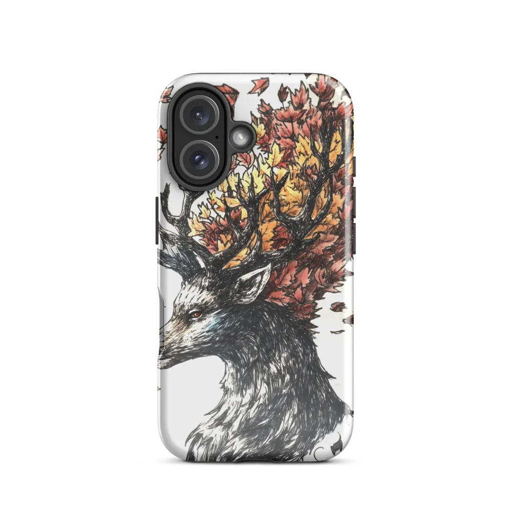 Stag of Autumn Leaves