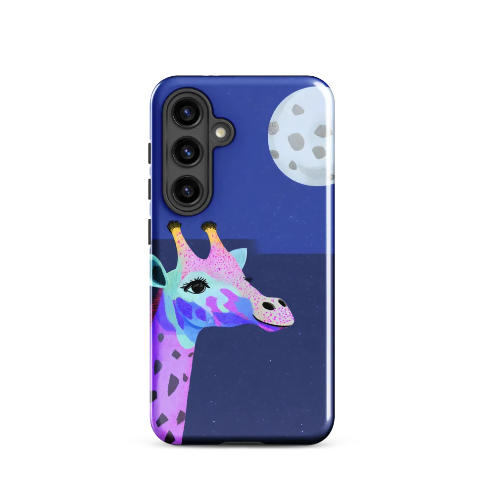 Whimsical Giraffe Under the Stars