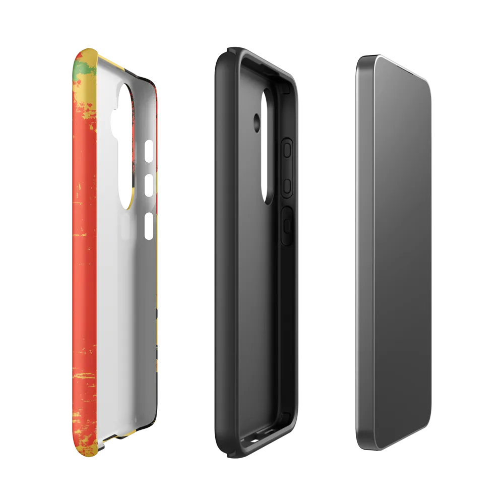 Journey to the Stars: A Retro-Futuristic Landscape | Phone Case |  S24 | Tough Case | Matte