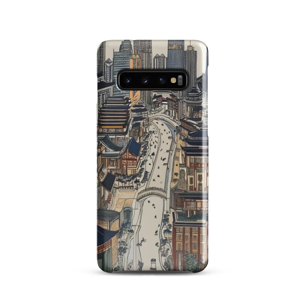 Urban Harmony: A Fusion of Tradition and Modernity | Phone Case |  S10 | Snap Case | Glossy