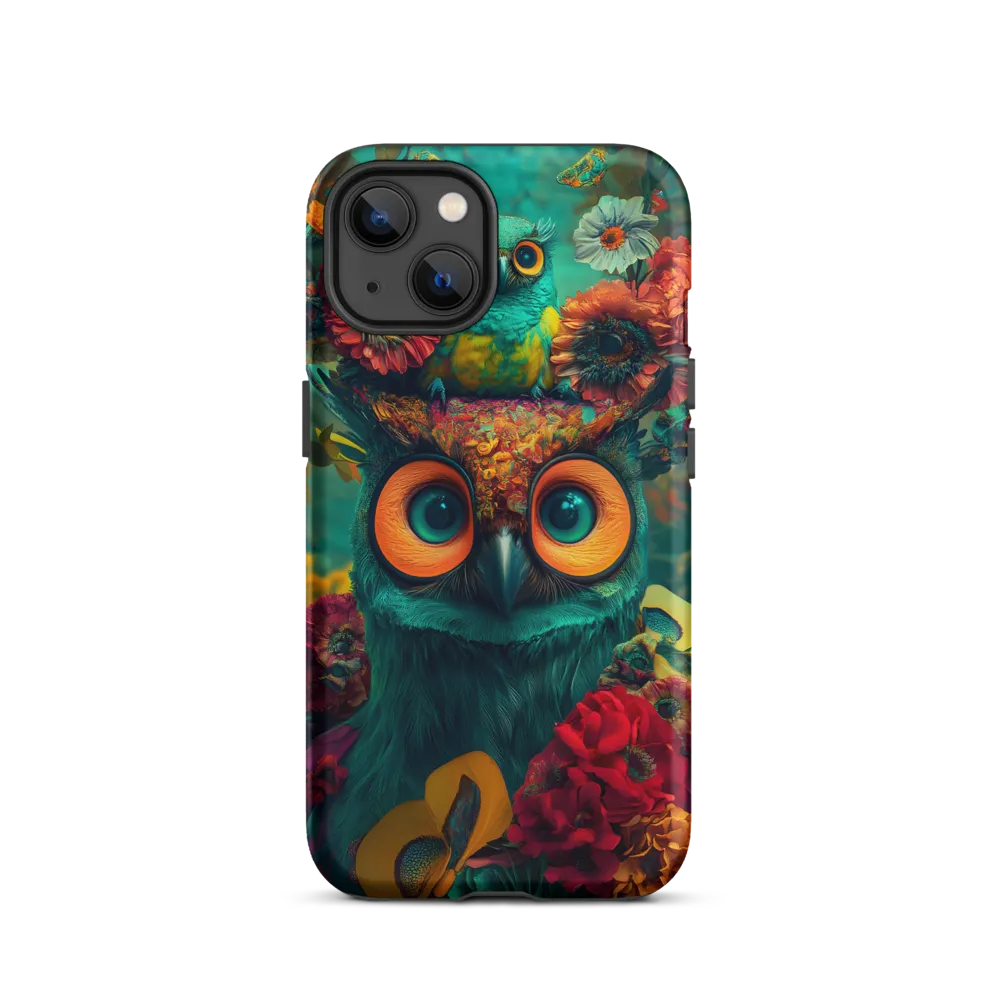 Majestic Harmony: The Floral Owl