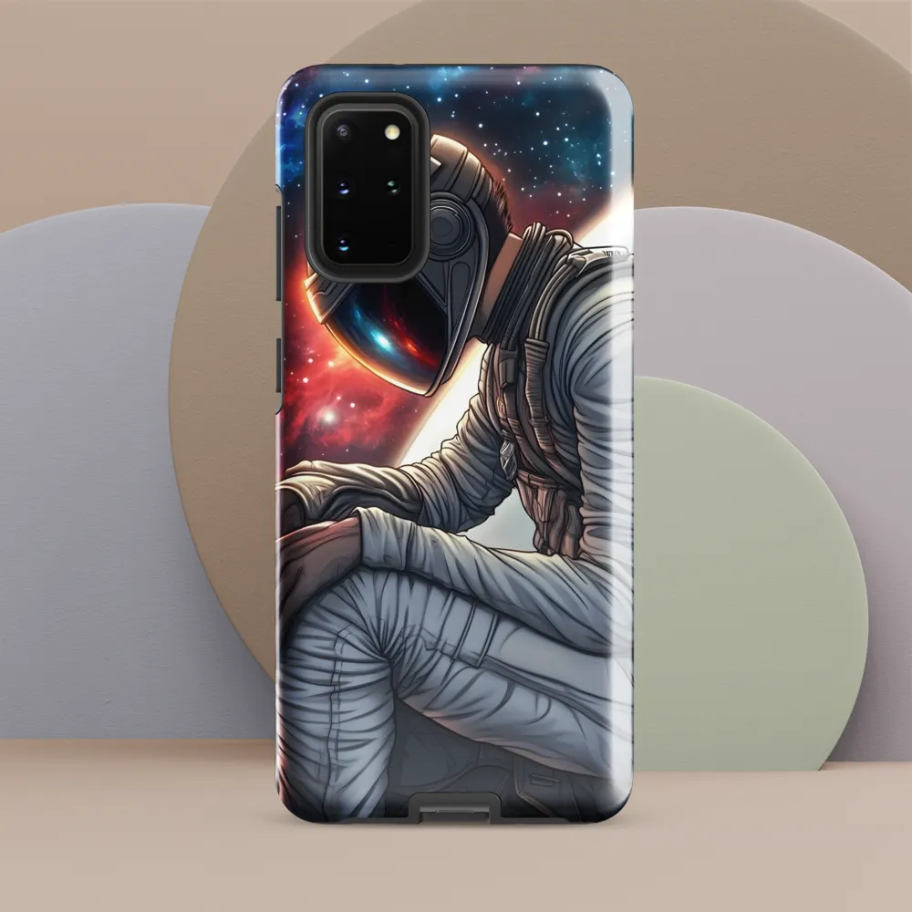 Contemplation in the Cosmos | Phone Case |  S20 Plus | Tough Case | Glossy