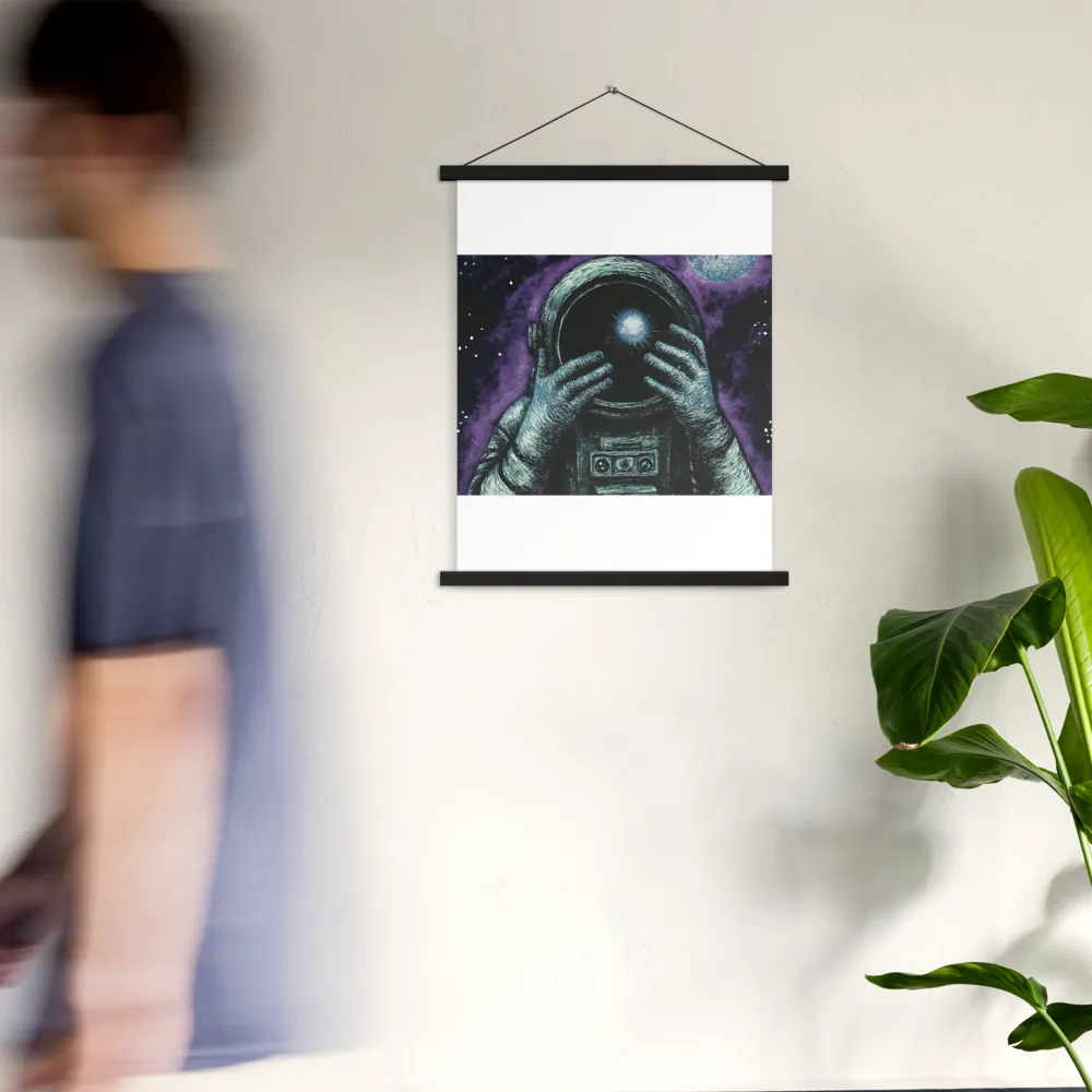 Beyond the Stars | Poster With Black Wood Hanger | 18″×24″