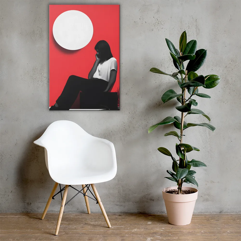 Contemplation in Red