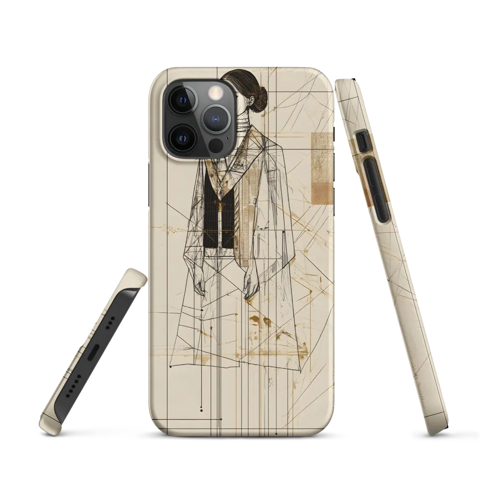 Elegance in Lines | Phone Case |  12 Pro | Snap Case | Matte