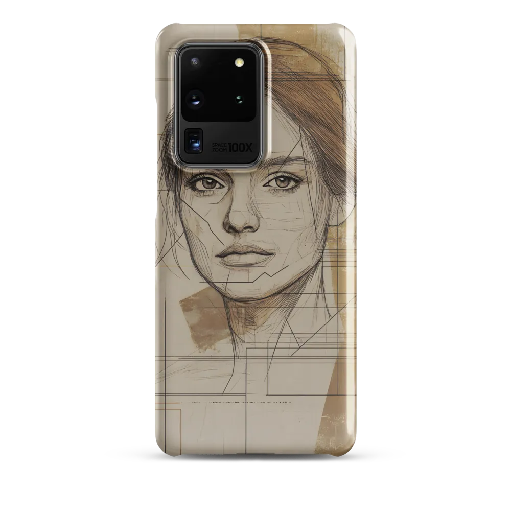 Geometric Elegance: A Modern Portrait