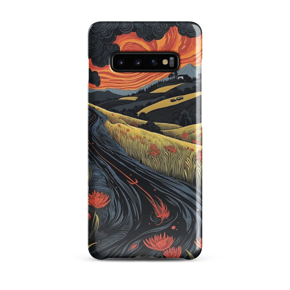 Whispers of the Winding Road | Phone Case |  S10 Plus | Snap Case | Glossy