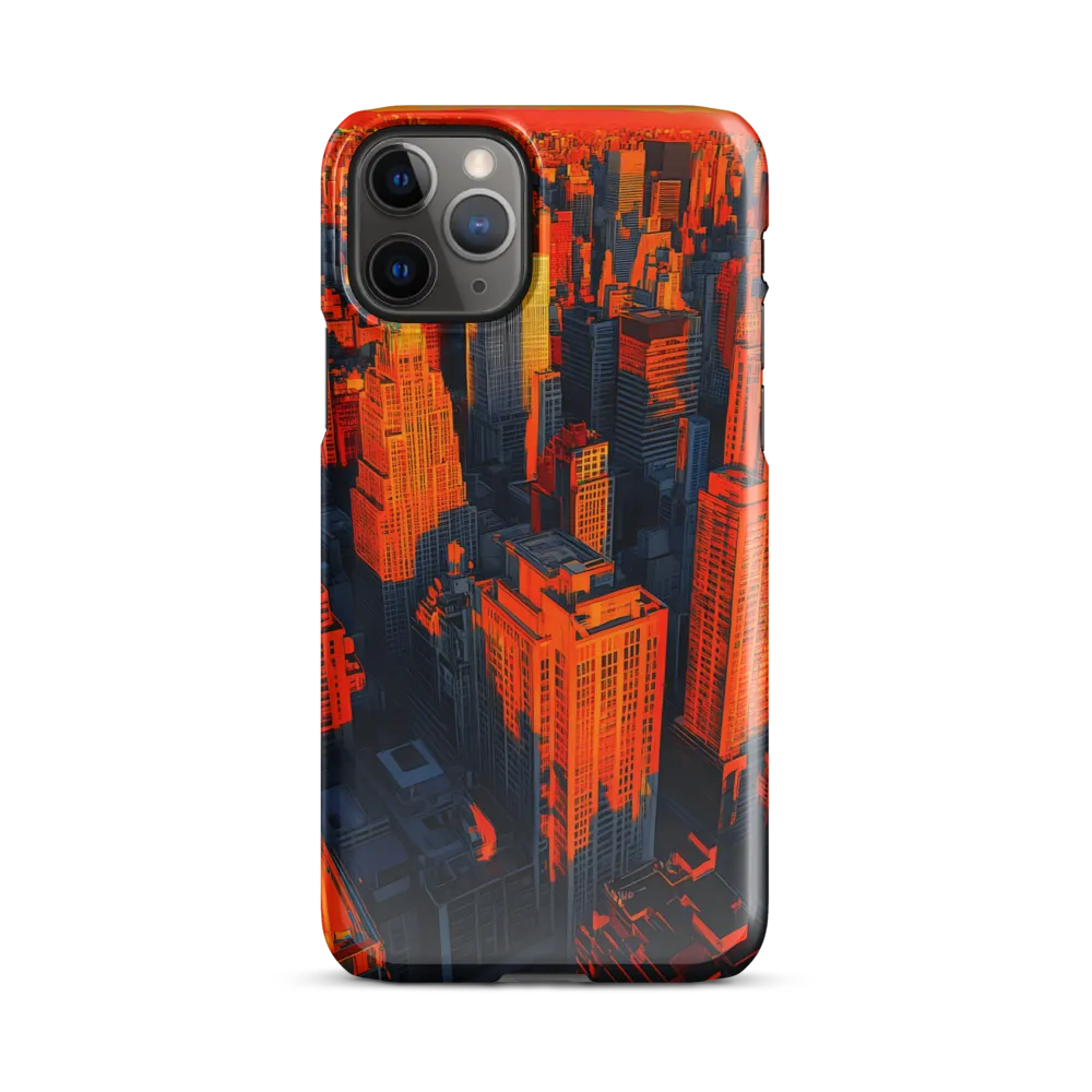 Urban Dawn: A Digital Ode to Skyscrapers | Phone Case |  11 Pro | Snap Case | Glossy
