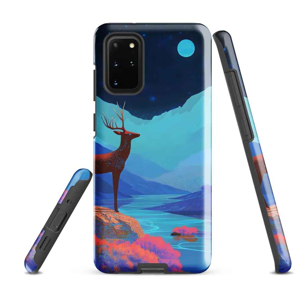 Cosmic Serenity: The Starlit Stag
