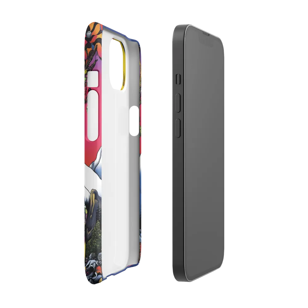 Mystical Majesty of the Psychedelic Deer | Phone Case |  13 | Snap Case | Matte