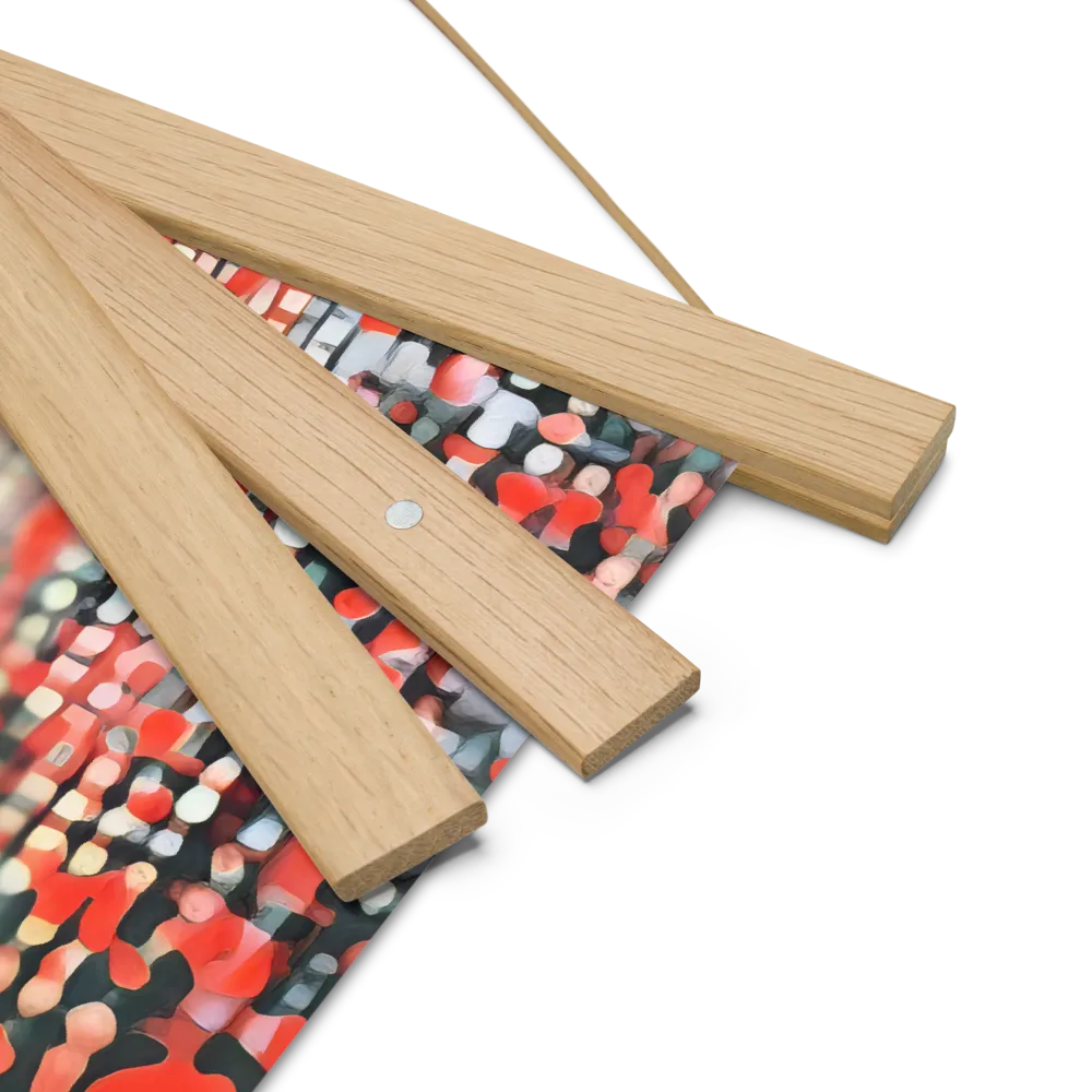 Veil of Modernity | Poster With Oak Wood Hanger | 14″×14″