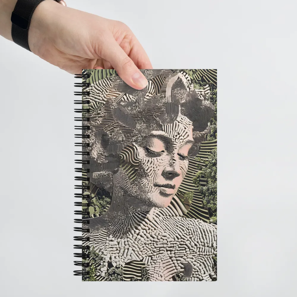 Ethereal Blend of Nature and Humanity | Spiral Notebook