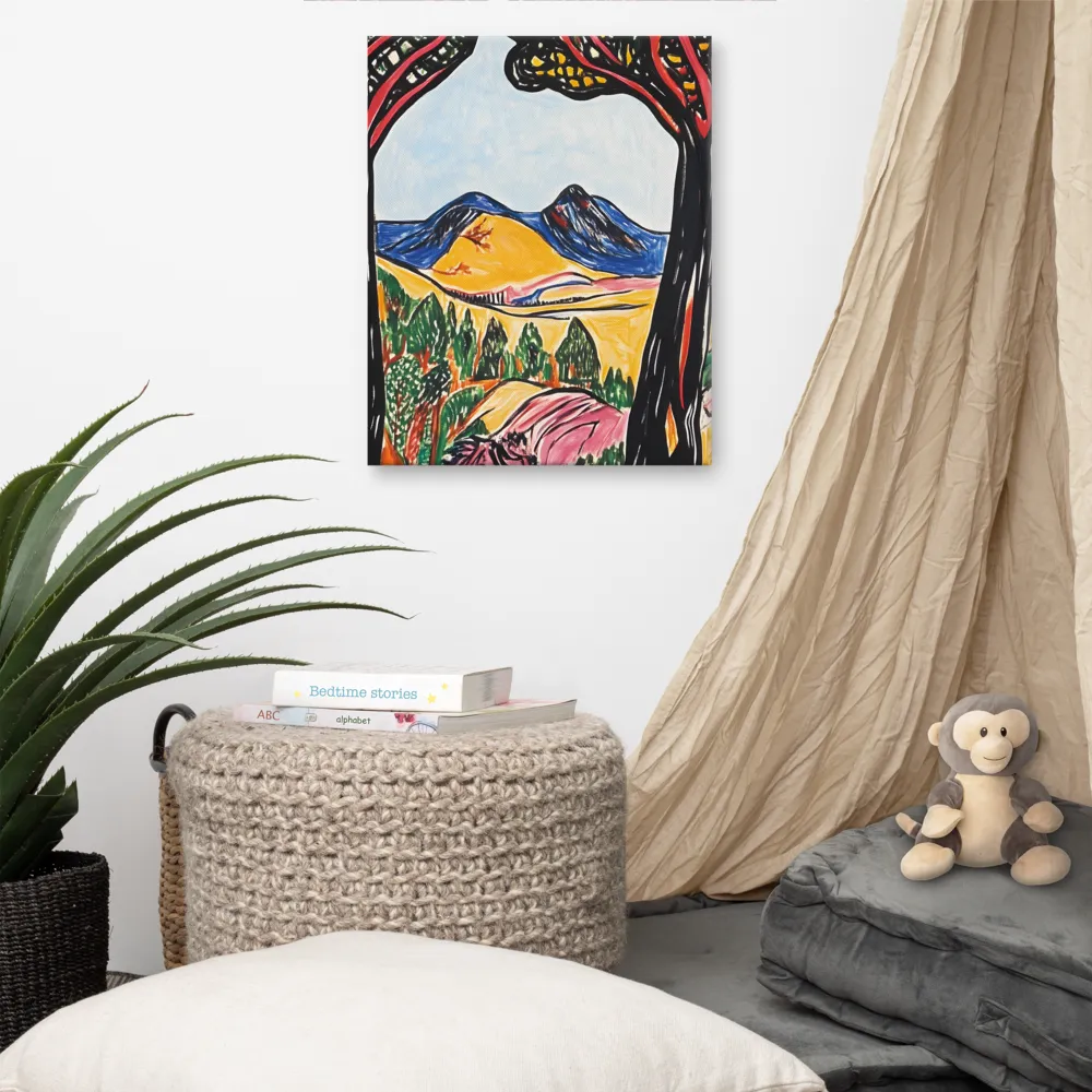 Vibrant Nature's Embrace | Canvas | 16″×20″