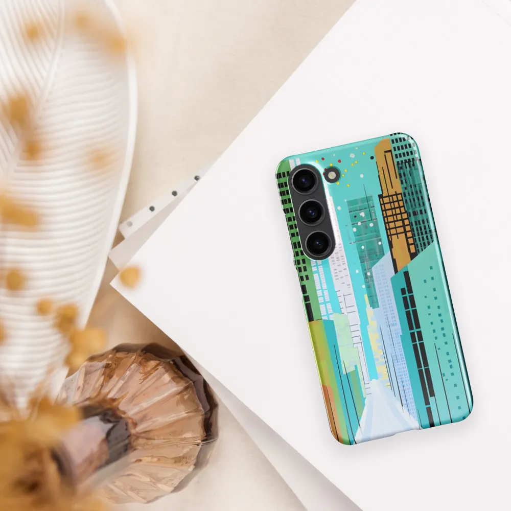 Urban Symphony in Turquoise