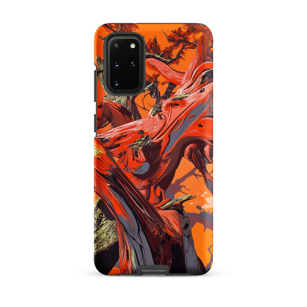 Life in Motion: An Abstract Tree | Phone Case |  S20 Plus | Tough Case | Matte