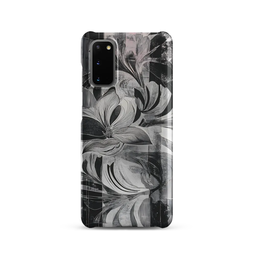 Floral Fusion in Monochrome