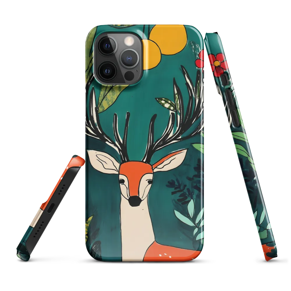 Nature's Embrace: The Majestic Deer | Phone Case |  12 Pro Max | Snap Case | Glossy