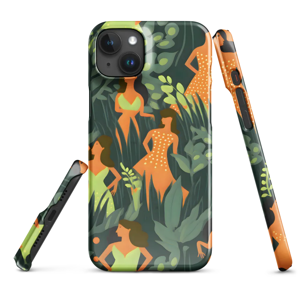 Playful Harmony in Patterns | Phone Case |  15 Plus | Snap Case | Glossy