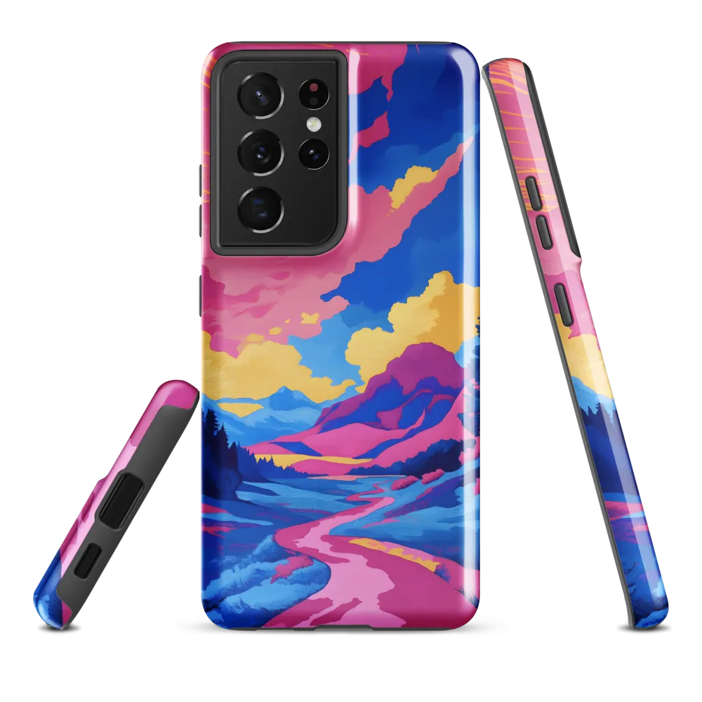 Dreamscape: The Serene River | Phone Case |  S21 Ultra | Tough Case | Glossy