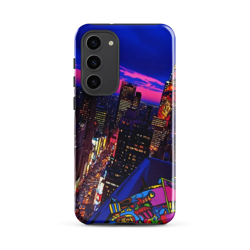 Neon Twilight: A City in Vibrance