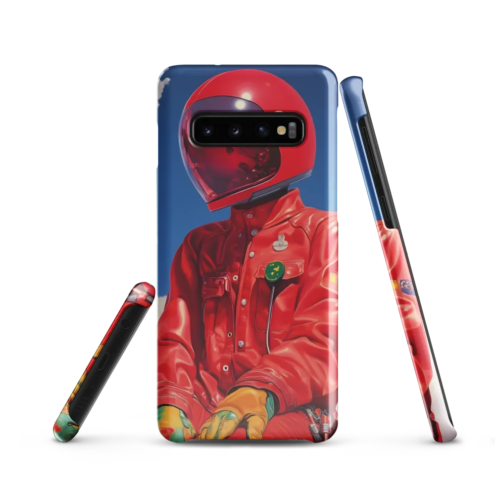 Astronaut in Crimson