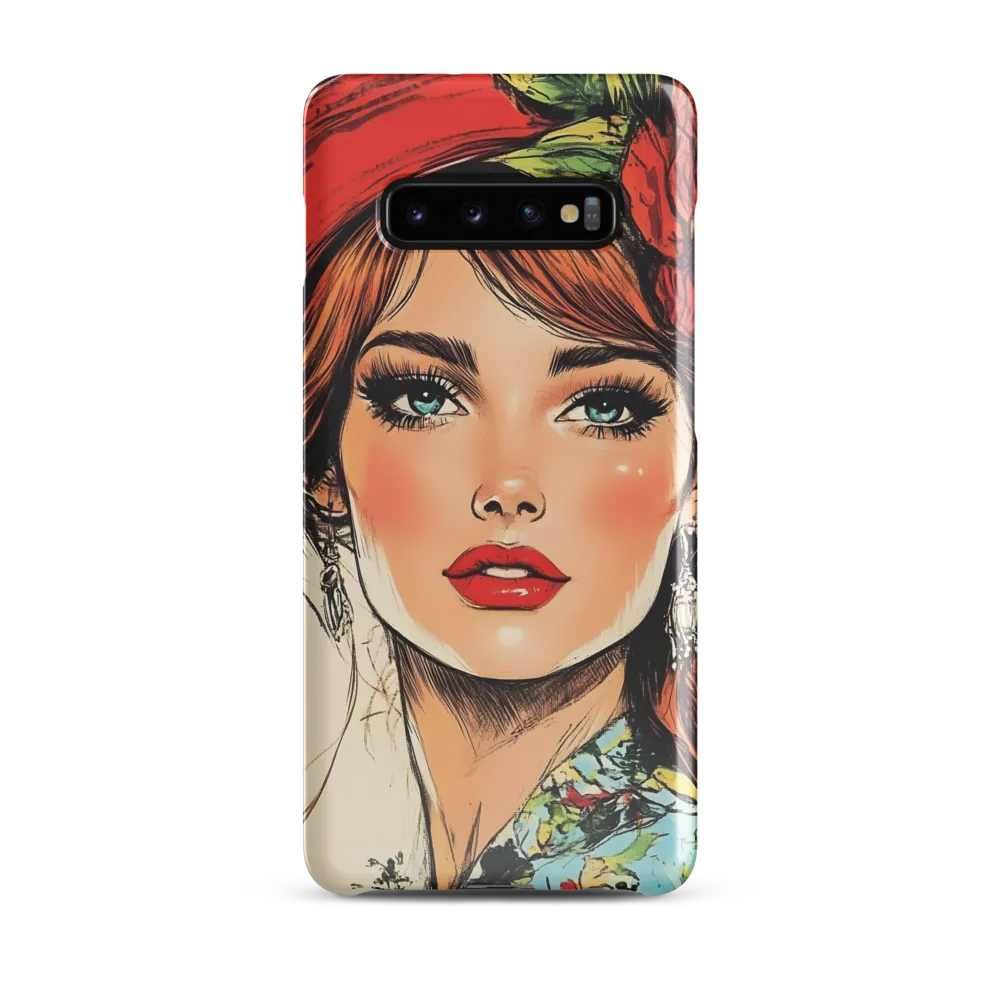 Radiant Elegance: A Portrait of Timeless Beauty | Phone Case |  S10 Plus | Snap Case | Glossy