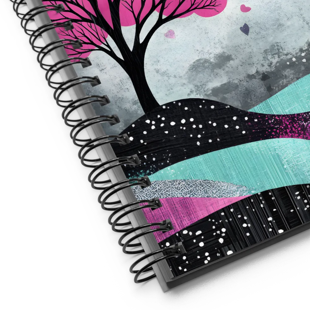 Whimsical Landscape of Love | Spiral Notebook