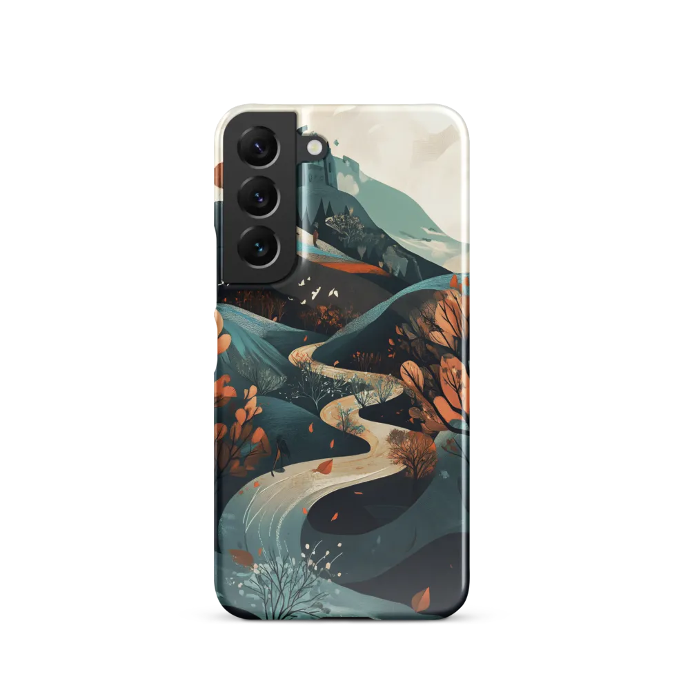 Whispers of Autumn: A Serene Journey | Phone Case |  S22 | Snap Case | Glossy