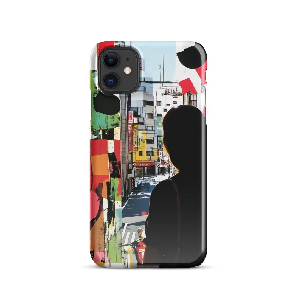 Urban Reflections: A Silhouette's Journey
