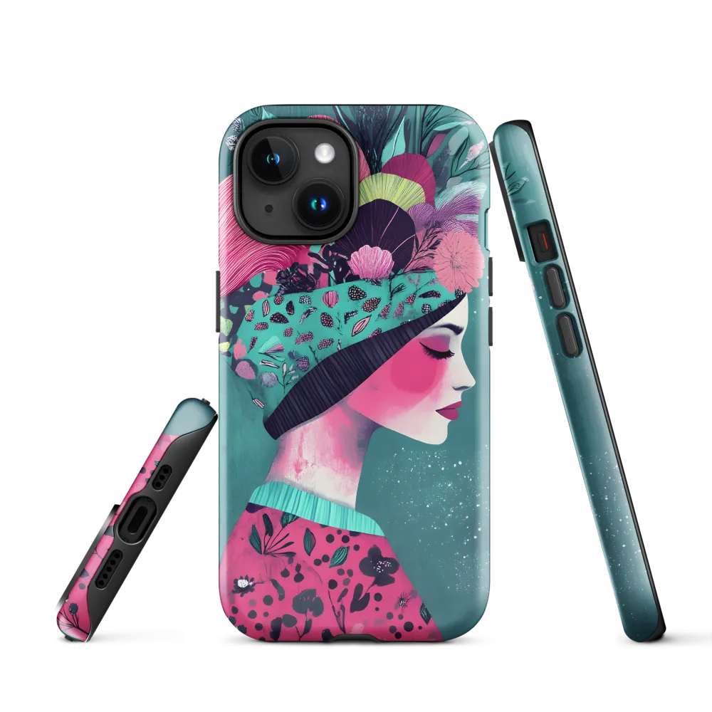 Whimsical Floral Portrait
