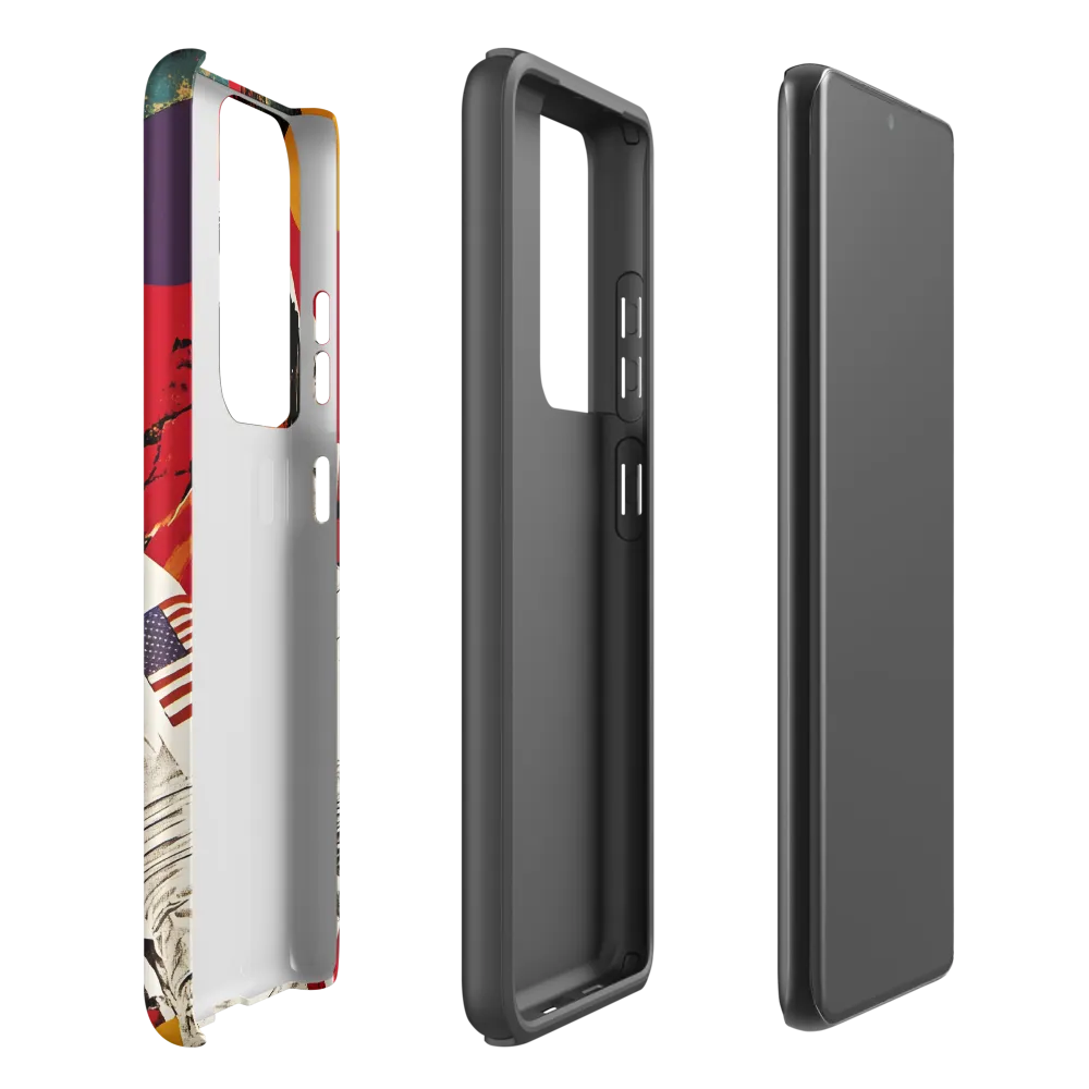 Cosmic Exploration: The Astronaut's Journey | Phone Case |  S21 Ultra | Tough Case | Matte