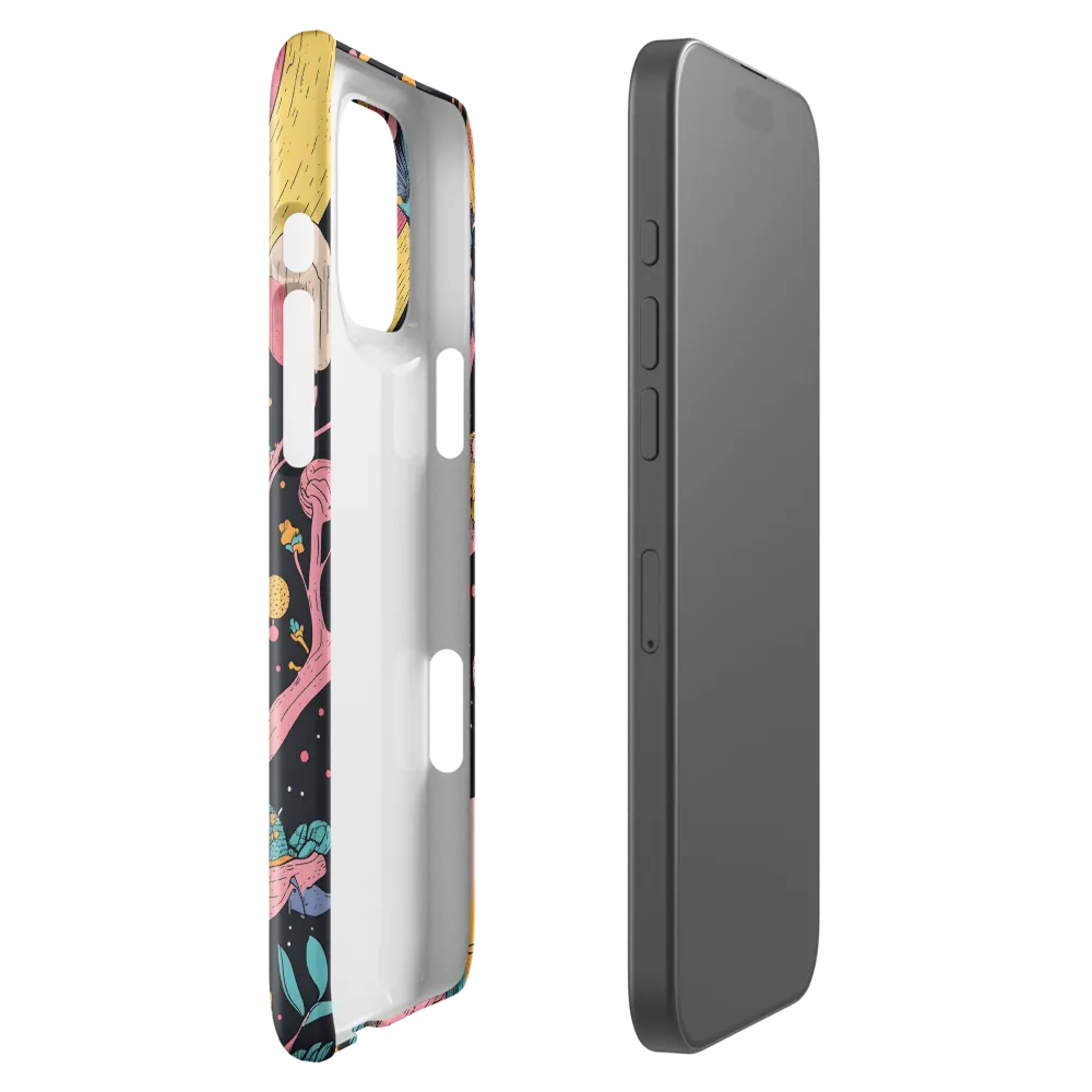 Whimsical Cosmic Owl | Phone Case |  16 Pro Max | Snap Case | Glossy